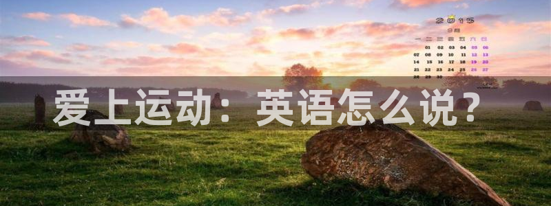 3377体育官方正版app五金厂：爱上运动：英语怎么
